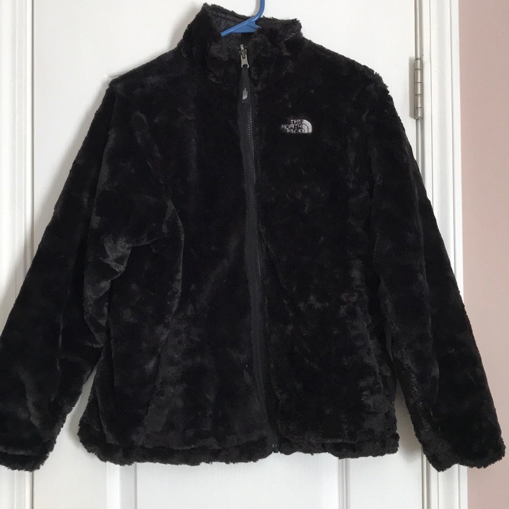 Size small, black, reversible North face jacket.